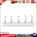 Magnetic Nail Holder Acrylic Crystal Shelf Training Display Stand (White Newly