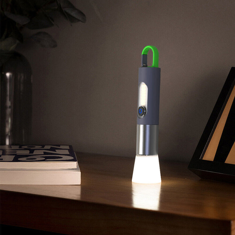 Xhp50+cob Flashlight Flashlight 1000lm Outdoor Flashlights USB 2 in 1 for Hiking