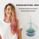 Professional Hair Dyeing Brush Bowl Hair Coloring Comb Mixing Bowls (Blue) Newly