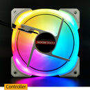 COOLMOON 120mm Small 6Pin Chassis Cooling Fan ARGB Quiet Desktop Case Radiator