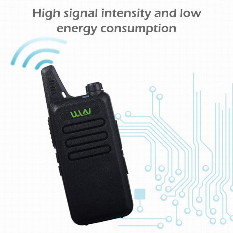 KD-C1 Portable Mini Walkie-Talkie UHF 400-470MHz Outdoor Intercom (US) Newly