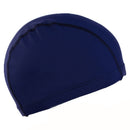 Unisex Elastic Swimming Cap Adults Ear Protection Bathing Hat (Dark Blue) Newly
