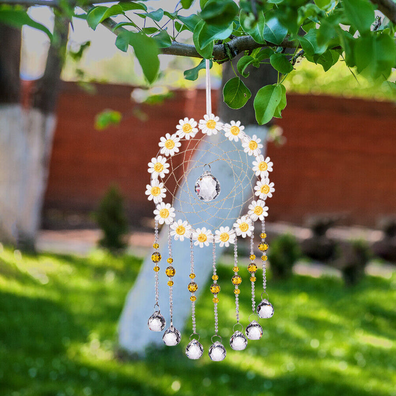 Dream Catcher with Bijou for Children Gifts Bedroom Student Dorm Window Pendant