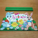 Wooden Easter Egg Easter Chick Valentines Day Gifts Happy Easter Ornament P8I5