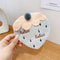 Corduroy Hair Clips Cute Hairpins Korean Strawberry Barrettes for Women Girls