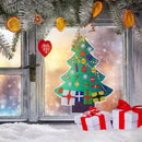 DIY Diamond Painting Christmas Tree Shape Wall Stickers Window Decals Xmas Decor