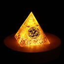 Orgonite Pyramid Healing Chakra Orgone Crystal Energy Generator Crafts Gifts