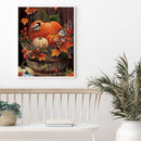 Full Embroidery 3 Beaches Kit Pumpkin Bird Counted 11CT DIY Cross Stitch Artwork