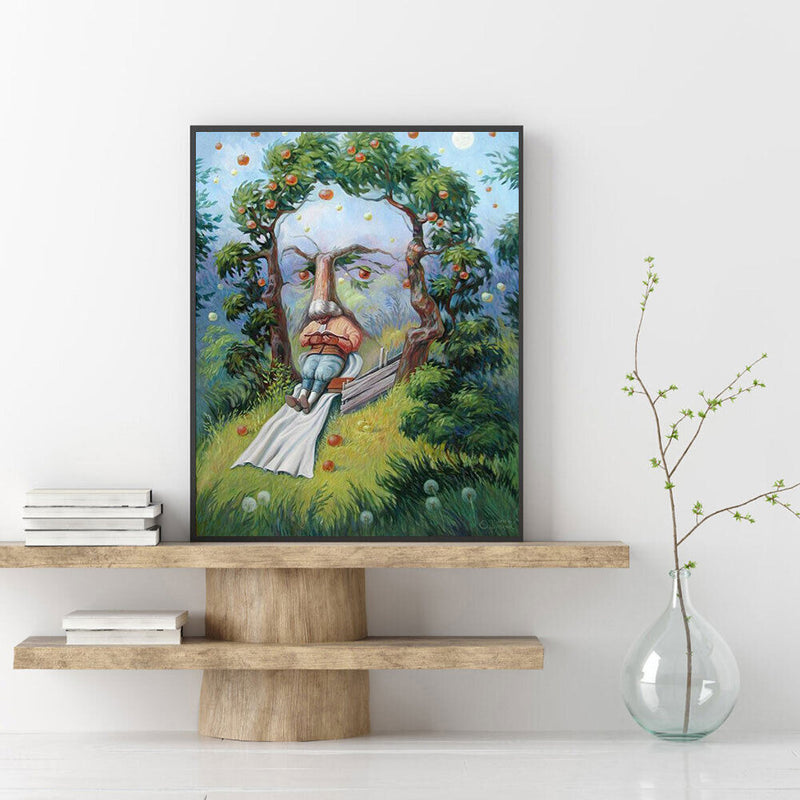 Abstract Tree Face Oil Paint By Numbers Kits Canvas Picture Wall Art DIY
