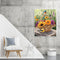 Flower Basket Bird Oil Paint By Numbers Kit DIY Home Decoration Gift Wall Art
