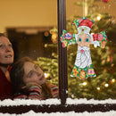 Creative Cross Christmas Home Decoration Pendant Single-Sided Point Drill (3)