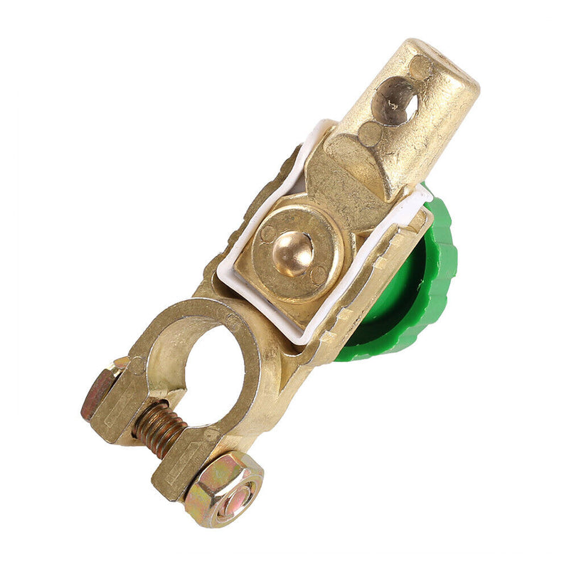 Car Battery Switch Battery Terminal Link Switch Quick Cut-off (Green 17mm) Newly