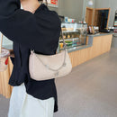Fashion Women Butterfly Chain PU Underarm Bag Casual Small Handbags (Khaki)