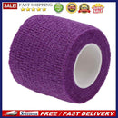 Sport Bandage Self Adherent Wrap Grip Roll Knee Protector (Purple)