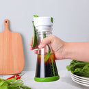 Manual Salad Dressing Stirring Cup Seasoning Sauce Juice Mixer Bottle Cup