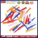 35pcs Golf Tees Plastic Castle Tee Height Control Step Down 68mm