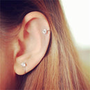 Women Men Tragus Earrings Non Piercing Earrings Zircon Ear Cuff No Pierced