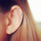 Women Men Tragus Earrings Non Piercing Earrings Zircon Ear Cuff No Pierced