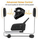Motorcycle Helmet Bluetooth-compatible Intercom Stereo Headsets Clip for V4