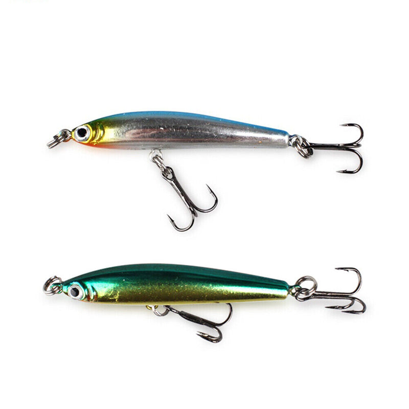 5x Fishing Lures 3.5g 5cm Minnow Lure Hard Bait Crankbait Wobbler Fishing T