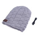 Wireless Bluetooth-compatible Music Beanie Hat Mega Bass Headphone Headset(