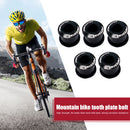 MTB Road Bike Chainring Bolts Aluminum Single Double Ring Chainring Bolts 5 Pack