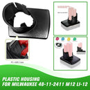 Battery Plastic Case Top Replacement Parts For Milwaukee 48-11-2411 M12 Li-12v`