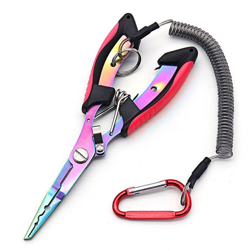 Multi-functional Fishing Pliers Line Lure Cutter Hook Remover Fishing Scissor