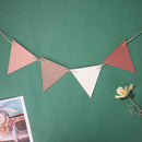 Leather Banners Bunting Garland Camping Tent Pennant Outdoor Hanging String Flag