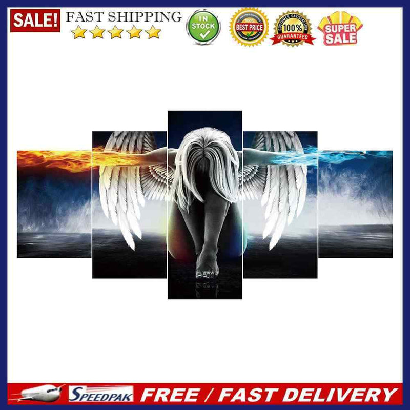 Angel Wings 5D DIY Full Drill Diamond Painting 5-pictures Combination Kits