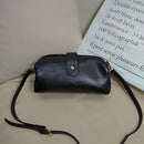 Female PU Leather Crossbody Bag Women Pure Color Trending Small Zipper Handbag