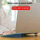 2 x Portable Mini Laptop Invisible Stand Plastic Foldable Notebook V8F0 O5X2