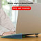 2 x Portable Mini Laptop Invisible Stand Plastic Foldable Notebook V8F0 O5X2