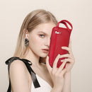 4pcs/set Solid Color Composite Bags Women Shoulder Crossbody Handbag Clutch Tote