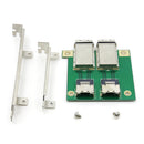 2 Ports Mini SAS Internal SFF-8087 to External HD SFF-8088 PCI SAS Adapter