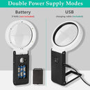 Stand Shatterproof Magnify Glass Magnifying Glass Handheld Foldable Magnifier
