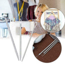 9x Large Eyes Bent Needles Threader Set Sewing Darning Free Threading