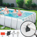 High Version Swimming Pool Pipe Fixing Holder Support for Intex (Black)