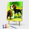DIY Digital Oil Painting Dog and Baseball No Frame Picture By Number Home Craft