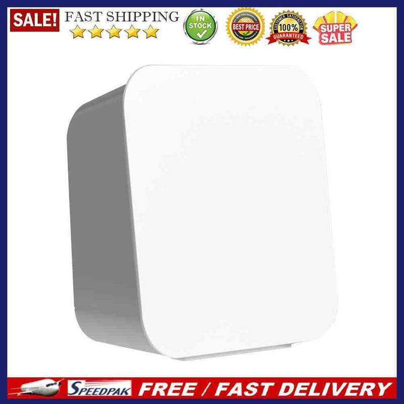 Waterproof Wall Mounted Cosmetic Cotton Swab Paper Box with Cover Dust-Proo