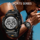 SKMEI Waterproof Electronic Watch Outdoor Sports LED Digital Men Wristwatch