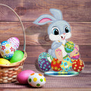 5D Diamond Painting Ornament DIY Easter Rhinestone Mosaic Craft Home Decor Kit