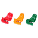 3pcs/Set Sewing Thimble Threaded Plastic Ring Cutter Finger Thimble Thre