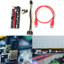 PCI-E X4 4 USB3.0 Multiplier+4xPCI-E 16X Riser+4xPCI-E 1X Adapter+VER009S