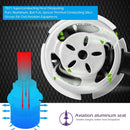 1 Pair COB LED Car Headlight Bulbs 72W 6500K Auto Headlamp Fog Light IP67 Purple