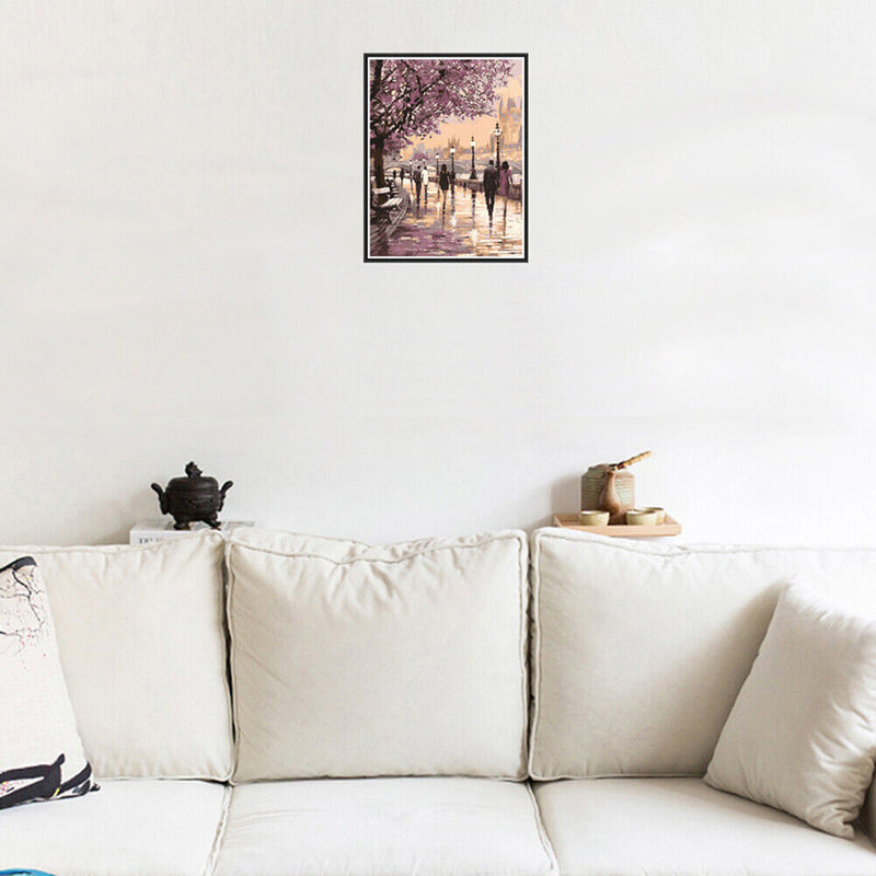 5D DIY Diamond Painting On The Road Cross Stitch Embroidery Rhinestones Kit