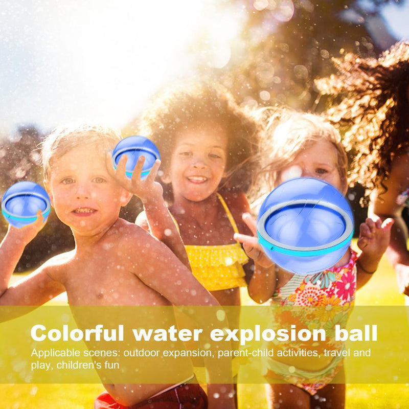 TDBEST Water Bombs Self-Closing,6pcs Quick Driver Water Bombs Rewearing