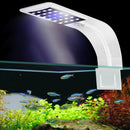 LED Waterproof Aquarium Light Tank Plant Grow Clip Lamp (Blue White White) Newly
