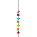 Crystal Pendant Colorful Beads Hanging Drop Wind Chime Garden Decor (B) Newly