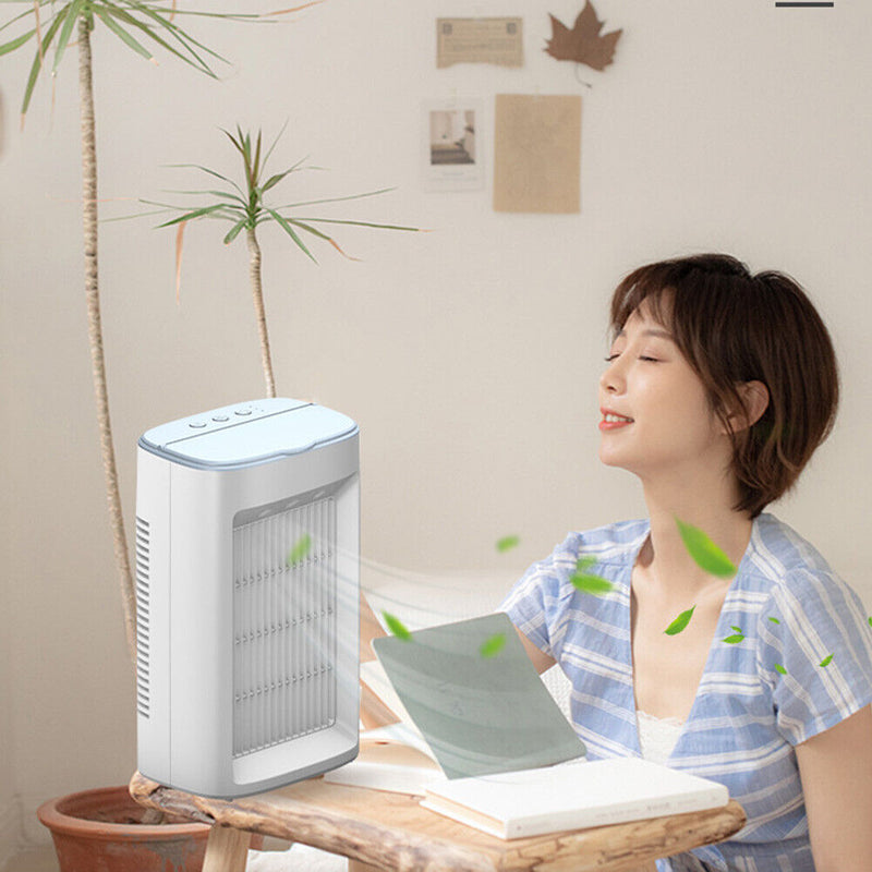 Household Air Cooler Air Conditioner Desktop Cooling Fan for Home Room Office